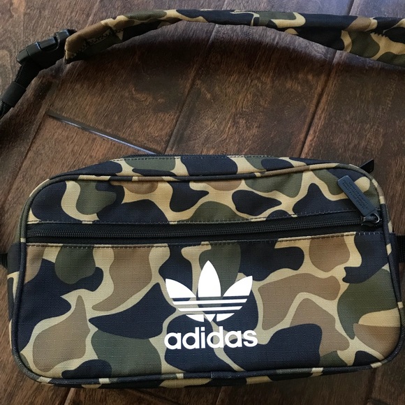 adidas camo shoulder bag